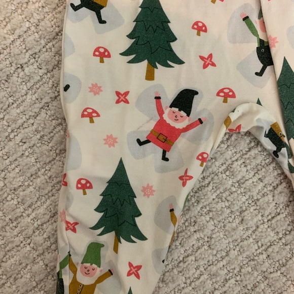 Magnetic Me Christmas Gnome Footed Onesie - Picture 5 of 5